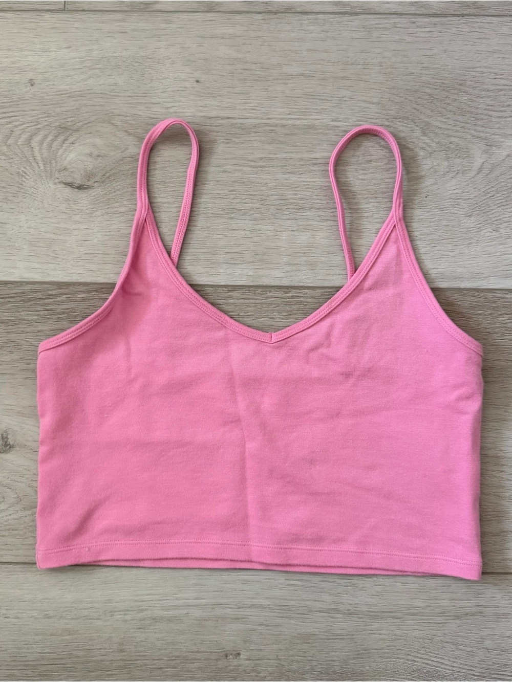 Aritzia Sunday Best Roxboro Cropped Tank Pink